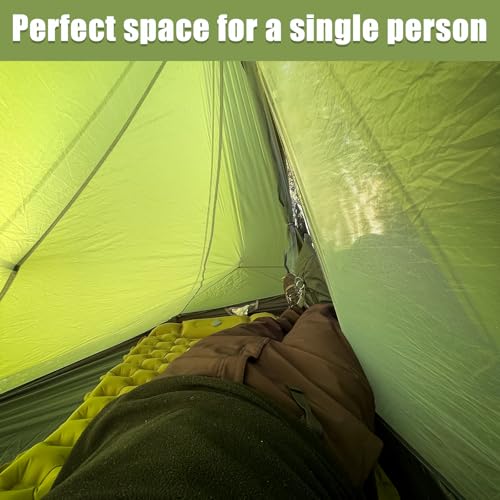 Night Cat Ultralight Tent 1 Person with Internal-Frame Hiking Backpack 100L for Professional Backpacker Hiker 2 LBS Only L...