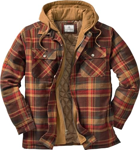 Legendary Whitetails mens Maplewood Hooded Shirt Jacket