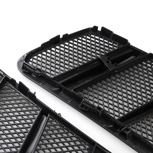 Pair Front Left & Right Hood Vent Air Grille Cover fits for Merce*des Benz W166 GL350 GL450 GL550 GL63 AMG 2013-2016 ML350 ML550 ML63 2012-2015 Hood Air Vent Grille Replaces 1668800105 1668800205