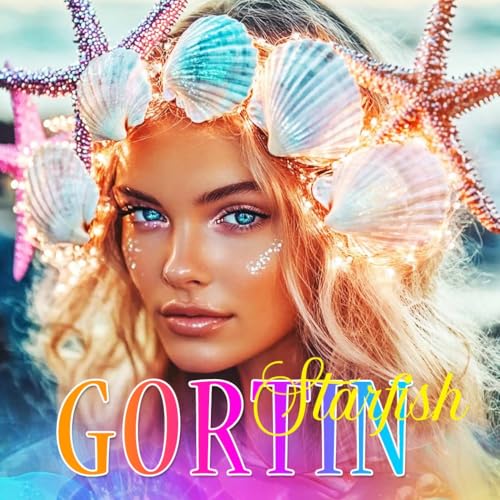 GORTIN Light Up Mermaid Headband LED Glow Starfish Headbands Seashell Headpiece Costume Hair Accessories for Women