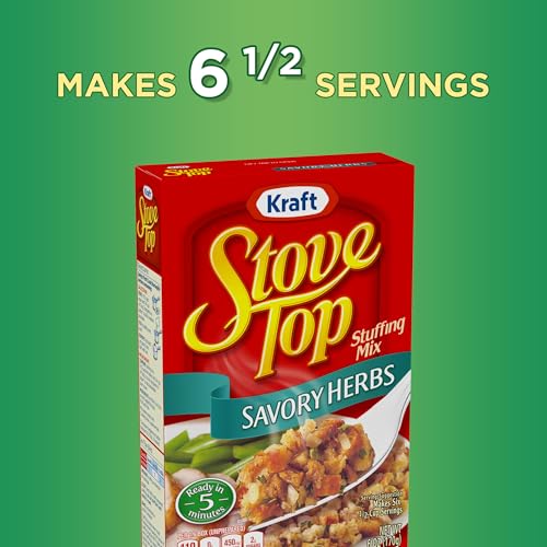 Stove Top Savory Herbs Stuffing Mix, 6 oz Box