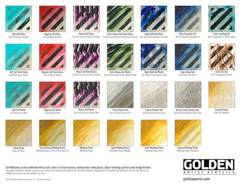 GOLDEN Light Molding Paste, 32 fl. oz. Jar, Professional Acrylic Paste Medium, Opaque