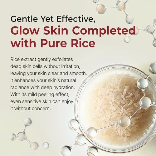 Dr.Melaxin Peel Shot Glow Rice Peeling Ampoule 80ml Daily Soft Exfoliating Face and Body Scrub Dead Skin Cells Blackhead R...