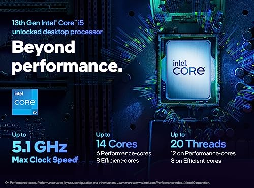 Intel Core I5-13400 Desktop Processor 10 Cores (6 P-Cores + 4 E-Cores) 20Mb Cache, Up To 4.6 Ghz