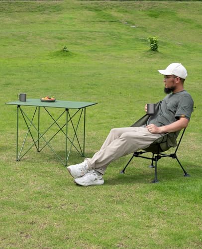 iClimb 1 Light Folding Table and 1 Ultralight 3 Season Tent, Ultralight Compact for Adults Outdoor Camping Backpacking Hiking