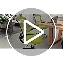 Flash Furniture Kelista Mid-Back Swivel Office Chair with Adjustable Seat Height, Ergonomic Mesh Desk Chair with Flip-Up A...
