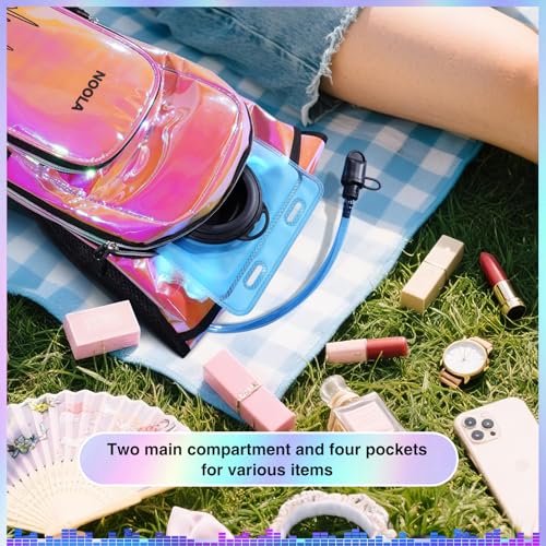 NOOLA Rave Hydration Backpack, Water Backpack with 2L Water Bladder, Festival Essential Accessories for Women Men