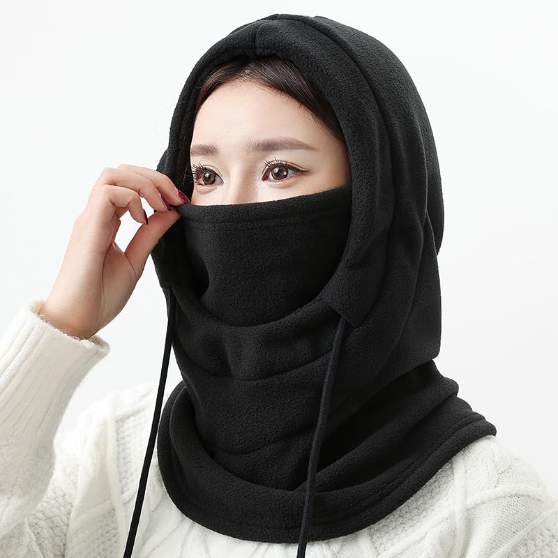 Balaclava Fleece Ski Mask for Men Women-Windproof Thermal Winter Face Mask Full Face Cover for Cold Weather Outdoor