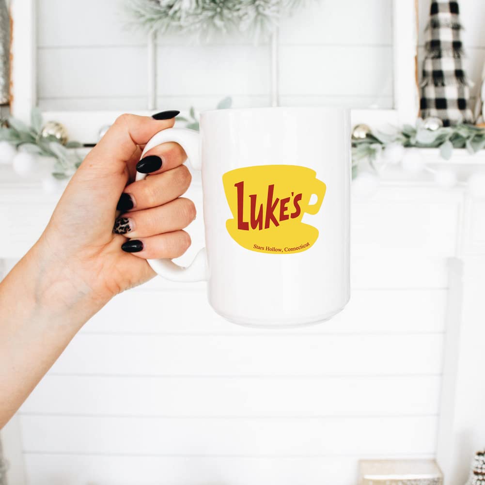 Luke's Diner 15oz Coffee Mug - Novelty Ceramic Cup, Fun Gift for Fans, Tea & Coffee Drinkers