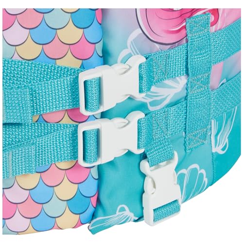 SwimWays Disney Little Mermaid Ariel Swim Trainer Life Jacket, US Coast Guard Approved Life Vest Kids Swim Vest, Pool Floa...