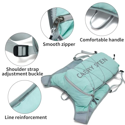 Carey STEN Lightweight Hydration Backpack, Outdoor Running Vest with 1.5L Water Bag, Suitable for Hiking, Cycling, and Bot...