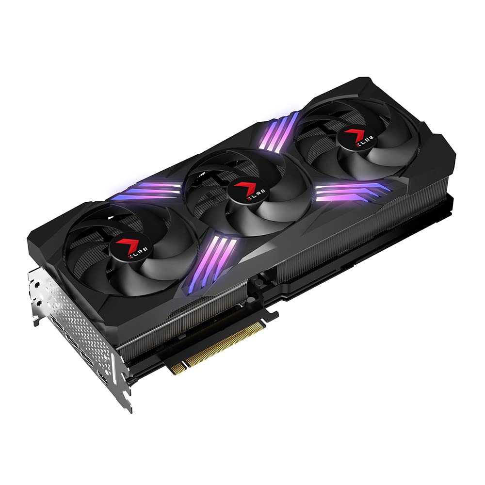 PNY GeForce RTX 4090 24GB XLR8 Gaming Graphics Card - Triple Fan, DLSS 3, ARGB, 384-bit PCIe 4.0, VCG