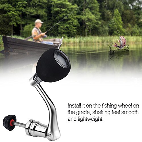 Tbest Fishing Spinning Reel Handle Metal Rocker Arm Reel Replacement Power Handle Grip