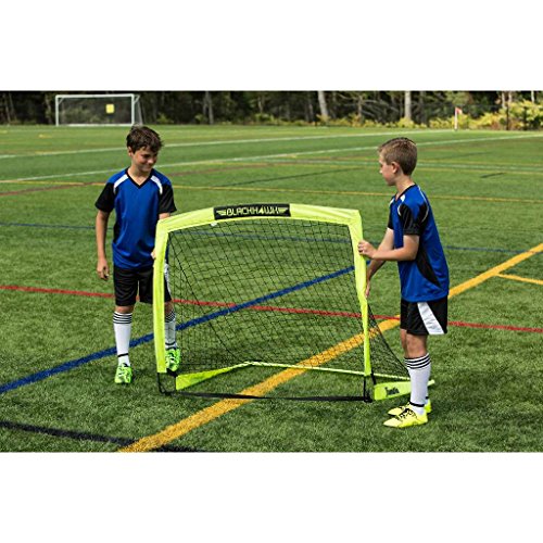 Franklin Sports Blackhawk Backyard Soccer Goal - Portable Pop Up Soccer Nets - Youth + Adult Folding Indoor + Outdoor Goal...