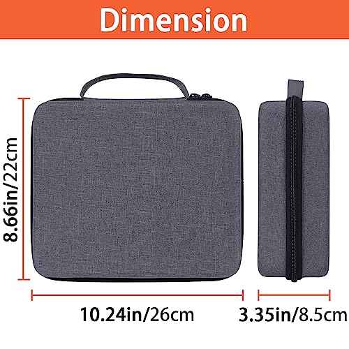 Aenllosi Hard Case for 36PCS Fingerboards,Large Capacity Holder for Mini Finger Skateboards Toy,Compatible with Grip Tapes,Bearing Wheels,Trucks & Decks(Black,Case Only)