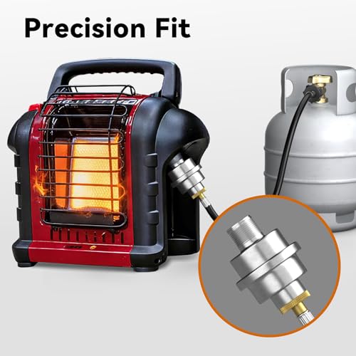 Propane Adapter Hose and Propane Fuel Filter Set, for Mr. Heater Buddy, Big Buddy & Portable Buddy Heater, Buddy Heater Ac...