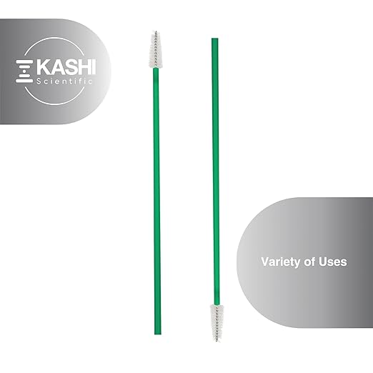 Cytology Brush Swabs, Sterile, Individually Wrapped Brush Swabs for Lab and Cosmetic Use [Box of 100]