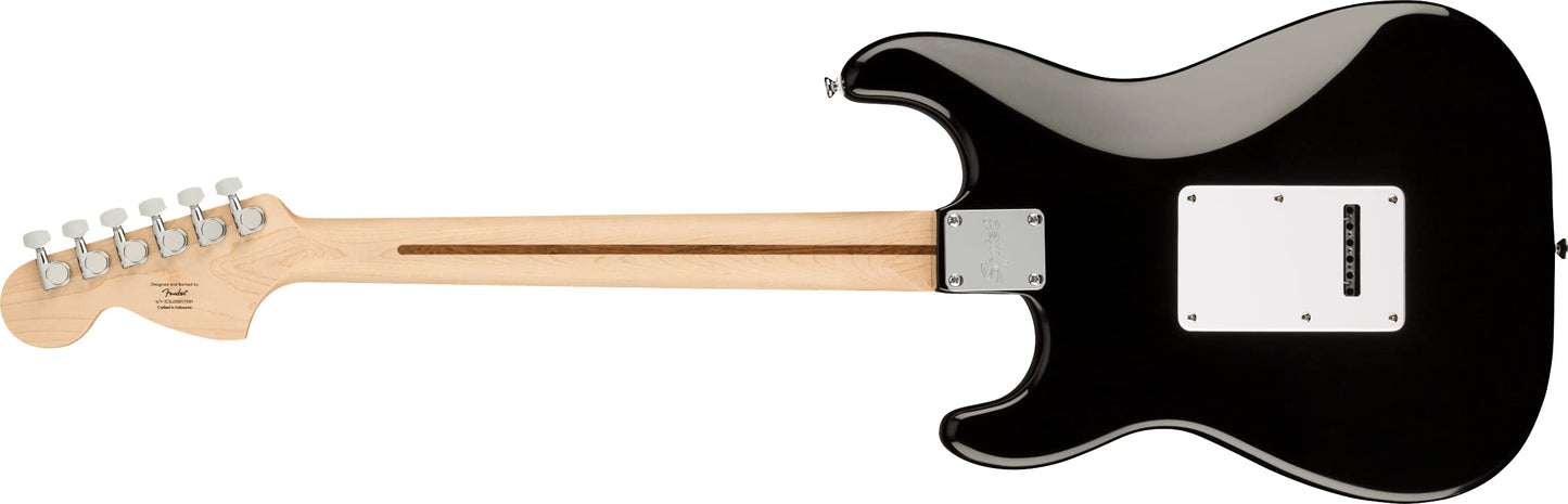 Squier Affinity Series Stratocaster Electric Guitar, With 2-Year Warranty, Black, Maple Fingerboard