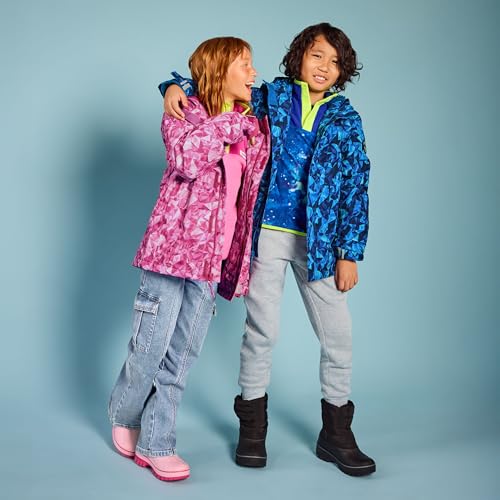 Lands' End Waterproof Kids Snow Boots - Insulated Warm Fleece Lined Winter Boots for Toddlers, Girls & Boys Size 5-10 Todd...