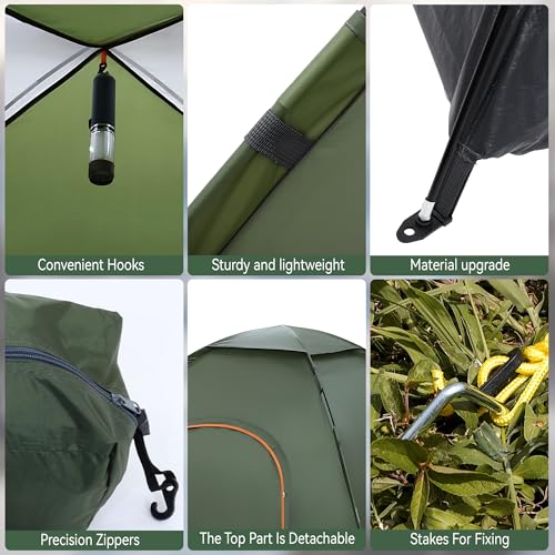 1/2/3/4 Person Tents Waterproof&Windproof Family Tents Camping-Tent,Lightweight Portable Pop Up Tent for Camping,Hiking,Mo...
