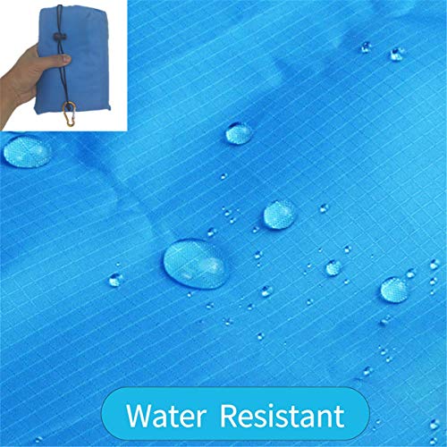 Eastjing 79" x 57" Sand Free Beach Blanket Water Resistant & Sand Proof Beach Mat, Soft Ripstop Nylon Pocket Picnic Blanke...