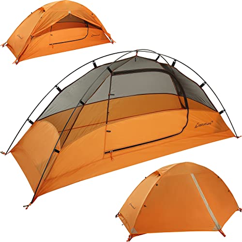 Clostnature Lightweight Tent for Backpacking - 1/2/3/4 Person Ultralight Backpacking Tent, Waterproof Easy Setup Camping T...