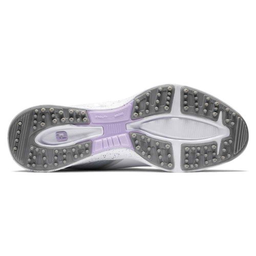 FootJoy Women's FJ Fuel Previous Season Style Golf Shoe, White/Grey/Lilac, 7