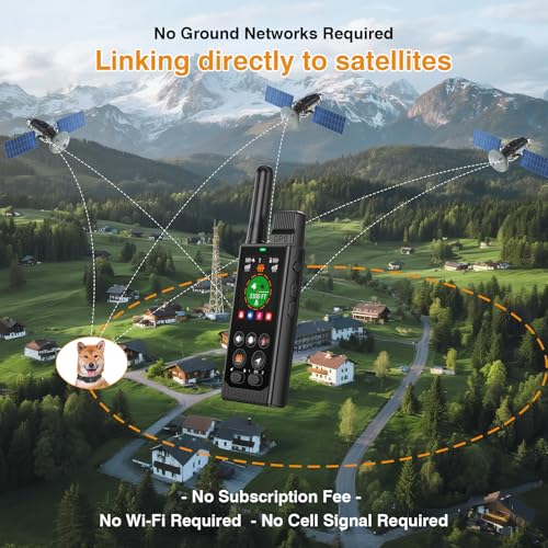 Easehope 3-in-1 Wireless GPS Dog Fence (Industry-First Off-Grid System): No Subscription, No App, Real-Time Tracker, Train...