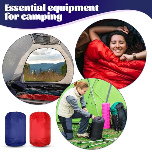 Macarrie 4 Pcs Bulk Sleeping Bags for Homeless Donation Shelter Adults 0 Degree Waterproof Backpack Bags with Compression ...