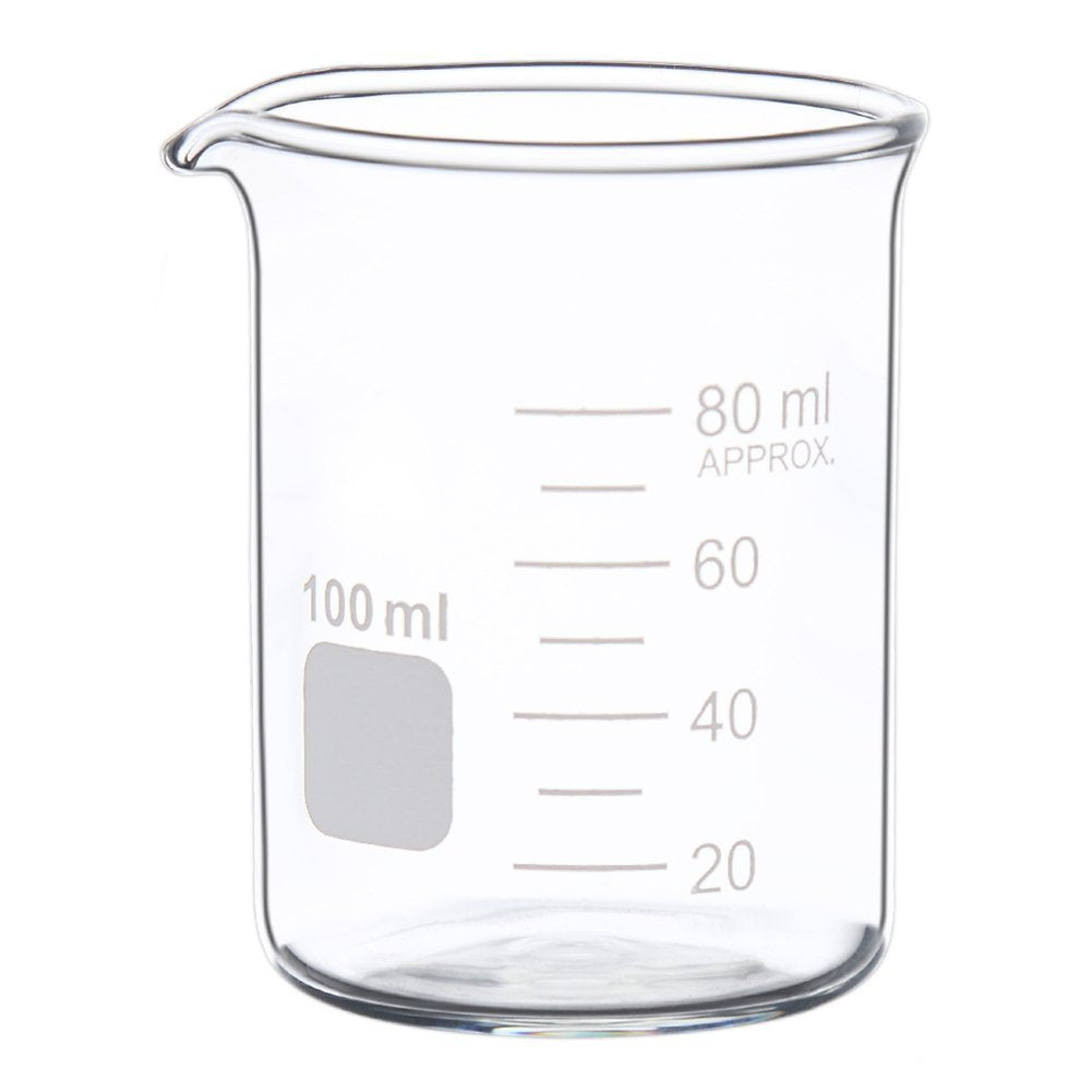 Graduated Glass Measuring Low Form Beaker Set (50ml+100ml+250ml)