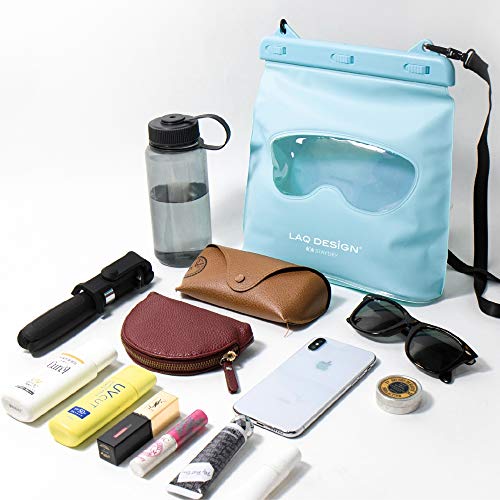 LAQ DESiGN Perspective Waterproof Storage Bag, Dry Bag with Shoulder Strap for Kayaking, Beach Waterproof Bag, Secure Clos...