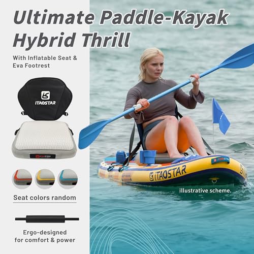 iTAOSTAR Adventure 12’×35"/39" Extra Wide Paddle Board, One-Stop Premium SUP Board Accessories, Tailored 5 Fins, Stable In...