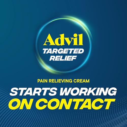 Advil Targeted Relief Pain Relieving Cream, Up to 8 Hours of Powerful Relief of Minor Arthritis Pain, Joint Pain, Lower Ba...