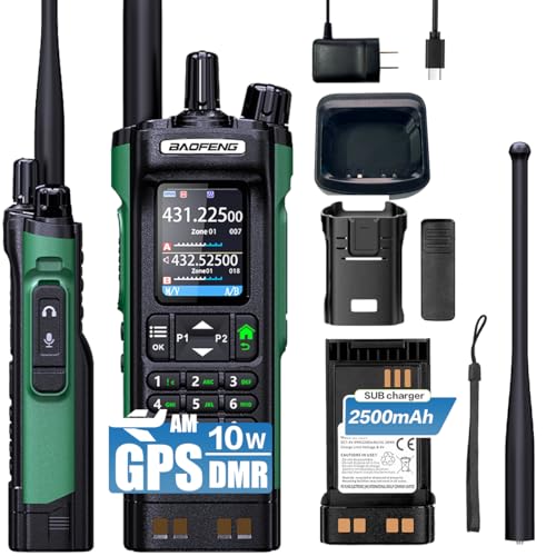 BAOFENG DM-32UV DMR Radio Handheld Walkie Talkie 10W GPS APRS Dual Band Wireless Copy Frequency Type-C Programming Ham Rad...
