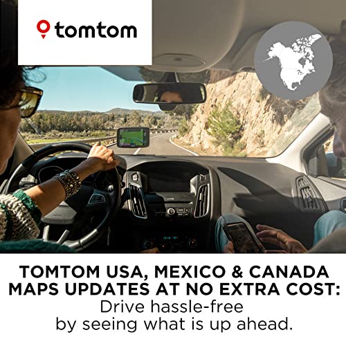 TomTom Go Comfort 5 Inch GPS Navigation Device with Updates via Wi-Fi, Real Time Traffic, Free Maps of North America, Smar...