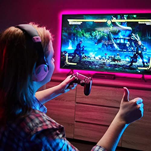 phopollo Led Strip Light, 25ft led Light Strips with Remote & App,Music Sync Mode with Mic, Smart Flexible 24V Led Lights ...