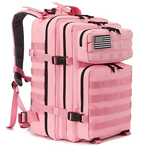 QT&QY 45L Tactical backpack & Tactical Toiletry Bag