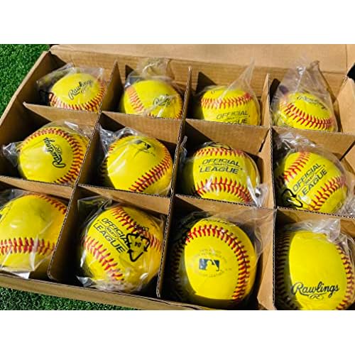 Rawlings | Official League Practice Baseballs | Optic Yellow | Multiple Count Options