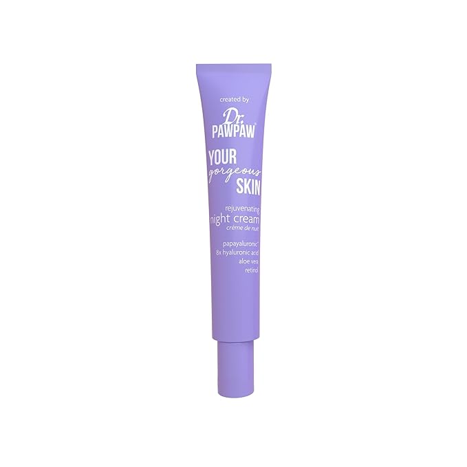 Dr. PawPaw Your Gorgeous Skin Rejuvenating Night Cream - Nourishing Night Face Cream with Chamomile - Vegan Face Moisturizer for Dry Skin - 1.52 oz