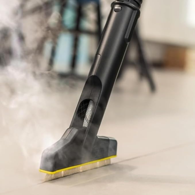 For Karcher Large Grout Brush Steam Cleaner Attachment with Flexible Joint for Cement Tile Floor Deep Cleaning Compatible with SC1 SC2 SC3 SC4 SC5 Steam Cleaners Accessories