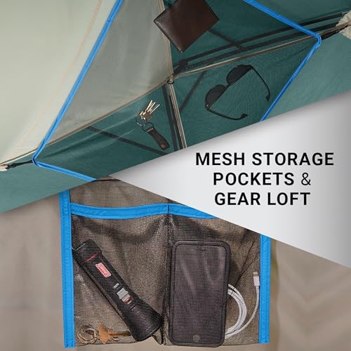 Coleman Skydome Tent with 5 Minute Setup, 2/4/6/8-Person Weatherproof Tent with Rainfly & Carry Bag, 20% More Headroom Tha...