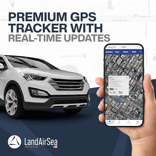 LandAirSea 54 GPS Tracker - Made in the USA from Domestic & Imported Parts. Long Battery, Magnetic, Waterproof, Global Tra...