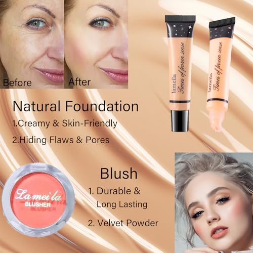 Makeup Set for Women, Makeup Full Kit for Beginners & Professionals, Travel Makeup Set for Teens & Adults, Makeup Gift Set...