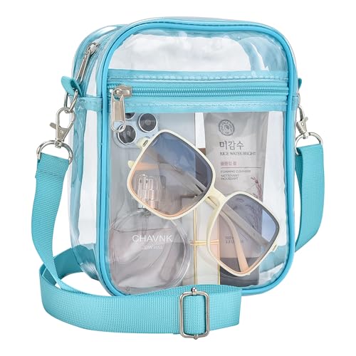 Clear Bag for Stadium Events Small Mini Clear Purse Bag for Stadium Concerts Sports Events Festivals