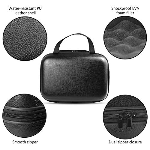 Lixada Fishing Reel Case - 3 Compartment Waterproof Spinning Reel Protective Cover - Fishing Tackle Storage Bag