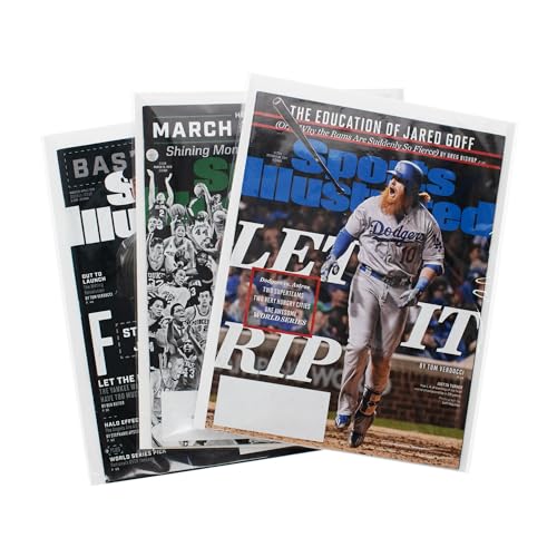 BCW Magazine Bags and Boards ? (100 Pack) | Premade Non-Resealable Magazine Protectors | Standard Size 8 ¨ú" x 11 ¨û" | Magazine Sleeves and Boards Pre-Loaded for Storage and Display