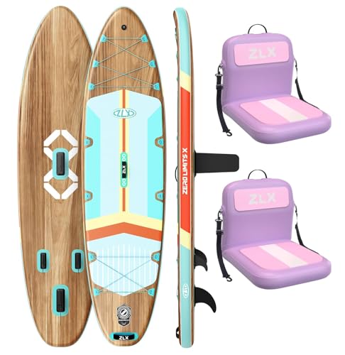 ZLX 11'6" x 35" Paddle Board & 2 x Paddle Board Seat