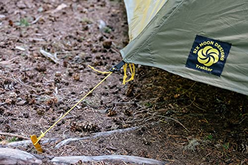 Six Moon Designs Skyscape Trekker Dark Green 1 Person 28 oz. Ultralight Backpacking Tent. Our Longest Shelter. Floor Stret...