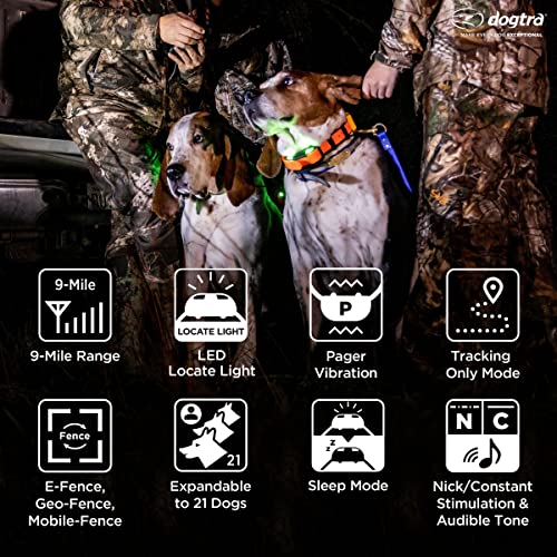 Dogtra Pathfinder 2 - Hunting Ecollar GPS Dog Training Collar with Remote, 9 Mile Range, Tracking & Containment for Medium...