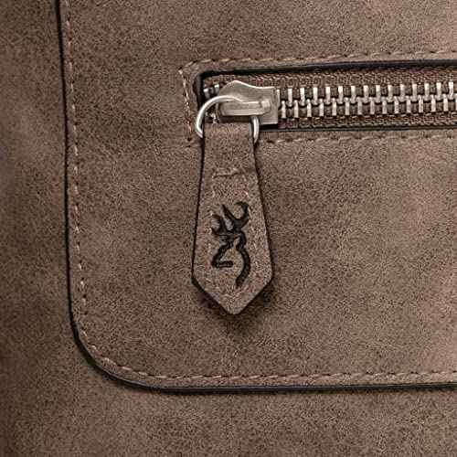 Browning Women's Concealed Carry Purse, Premium Holstered Handbag With Safety Locking Option
